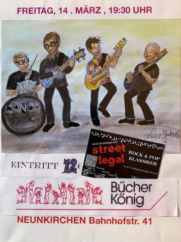 Street legal Konzert im März