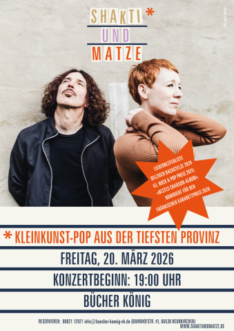 Shakti und Matze Plakat